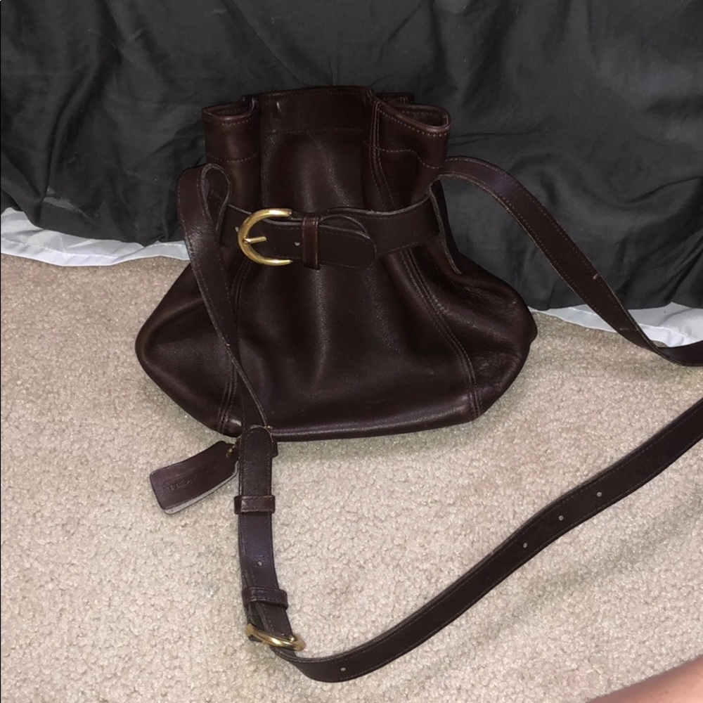 Vintage Coach Leather  Satchel